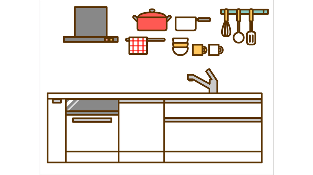 最低限の朝家事でキッチンを無理なく整えるイメージ画像