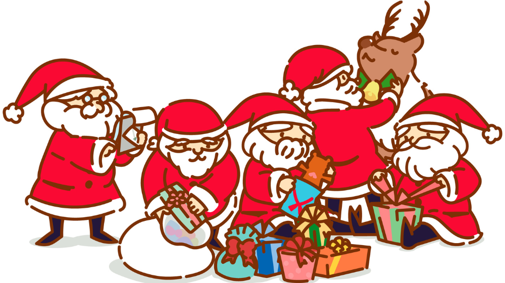 クリスマスプレゼント サンタクロースへの手紙で失敗なし プレゼントを用意するサンタさん