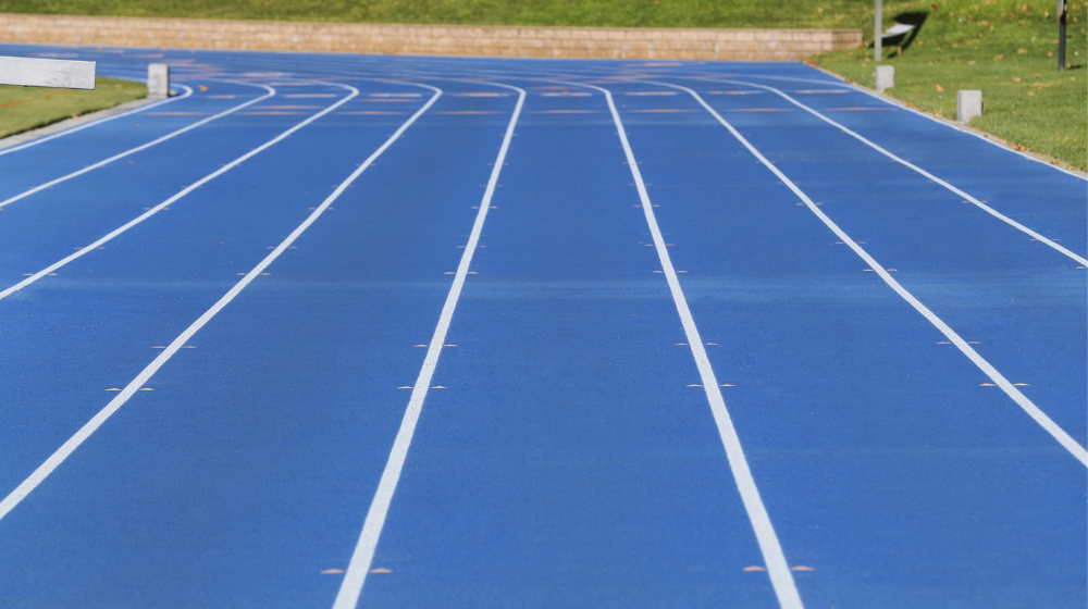 陸上トラックのレーン